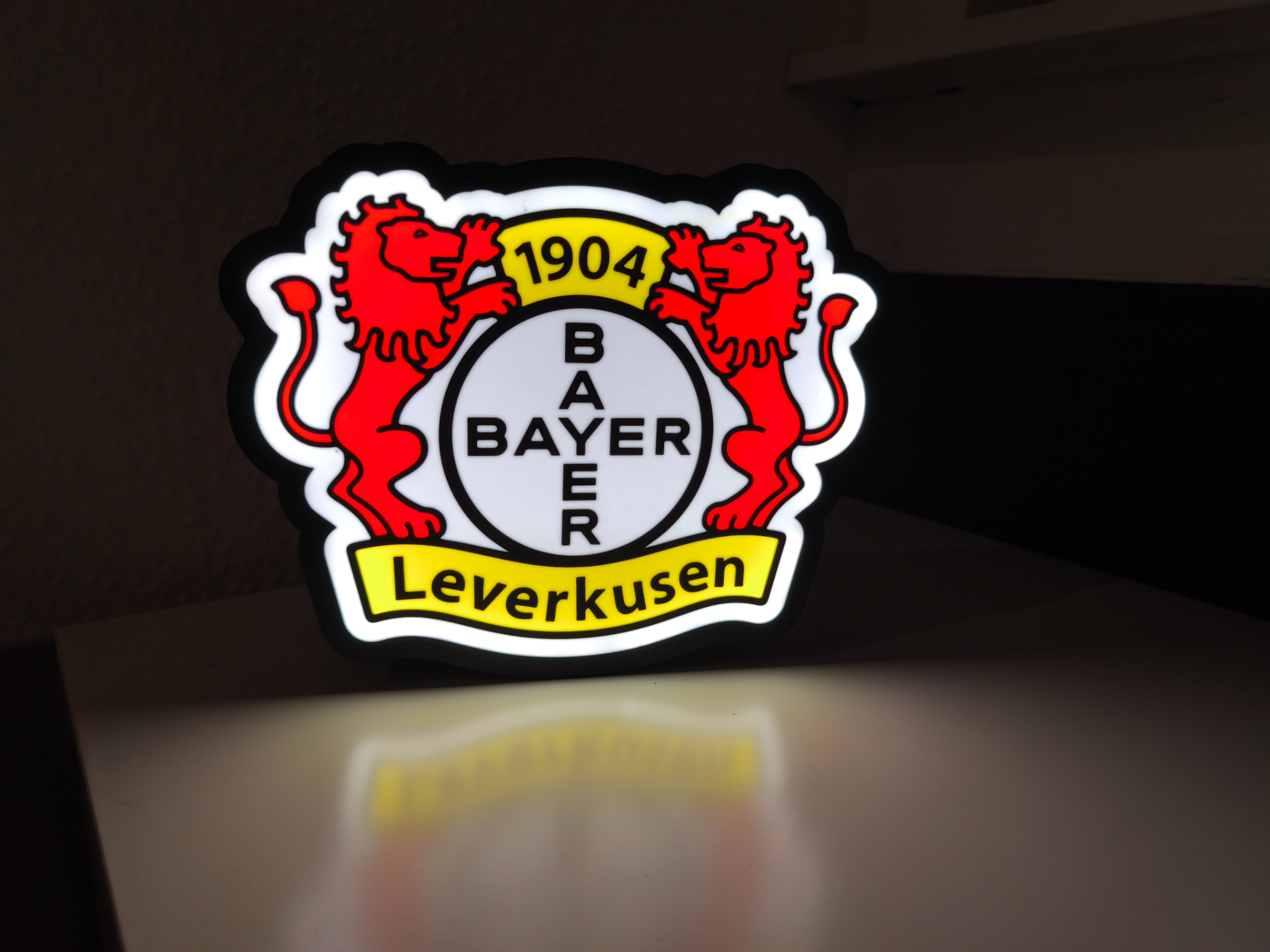 Red Black Arena Light Box