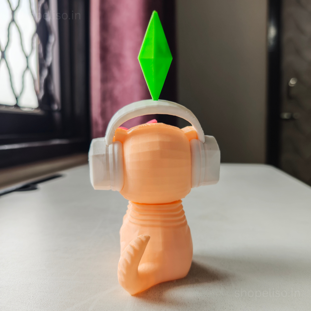 Eliso Bobble Head Sims Cat | Vibing Cat 🐱