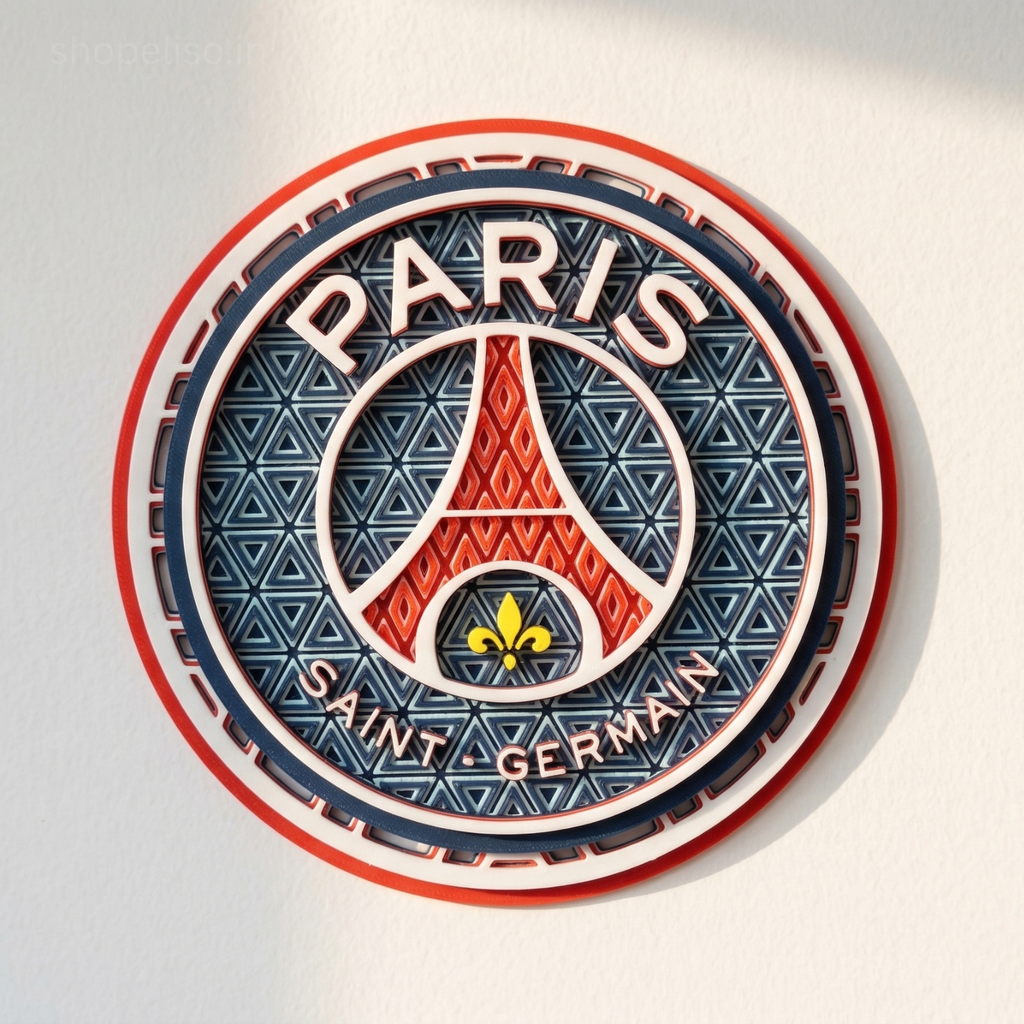 ELISO Paris Blue Crest Wall Art