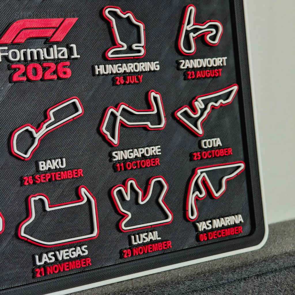 ELISO Racing Circuit Calendar Display (2026 Season)