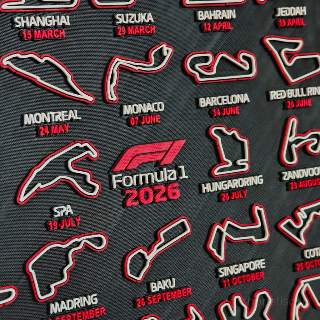 ELISO Racing Circuit Calendar Display (2026 Season)