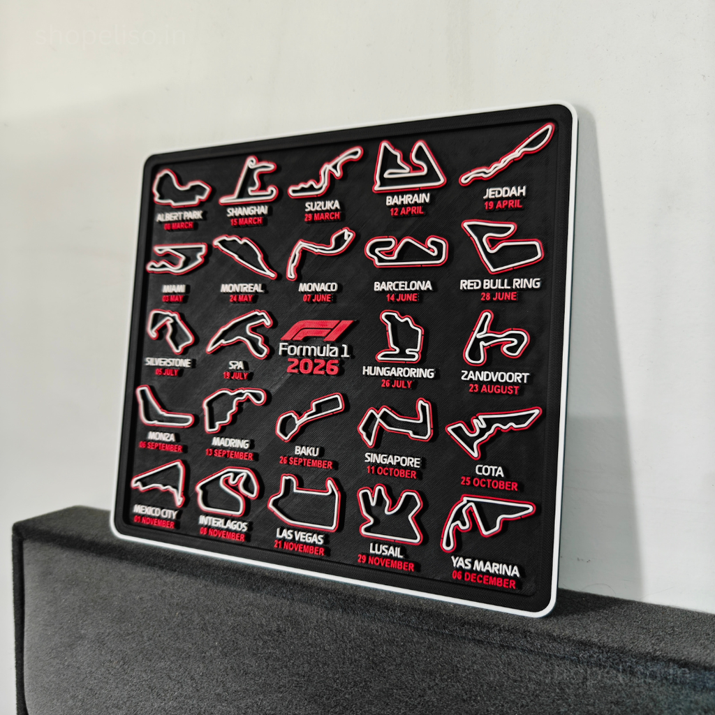 ELISO Racing Circuit Calendar Display (2026 Season)