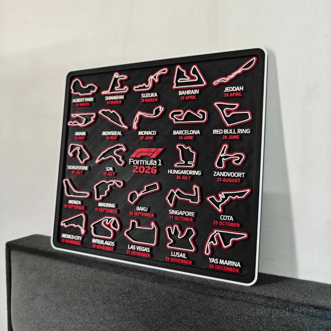 ELISO Racing Circuit Calendar Display (2026 Season)