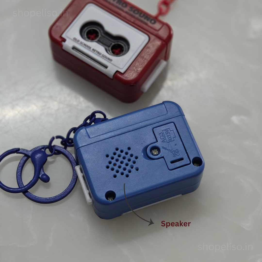 ELISO Mixtape Mini Recorder Keychain