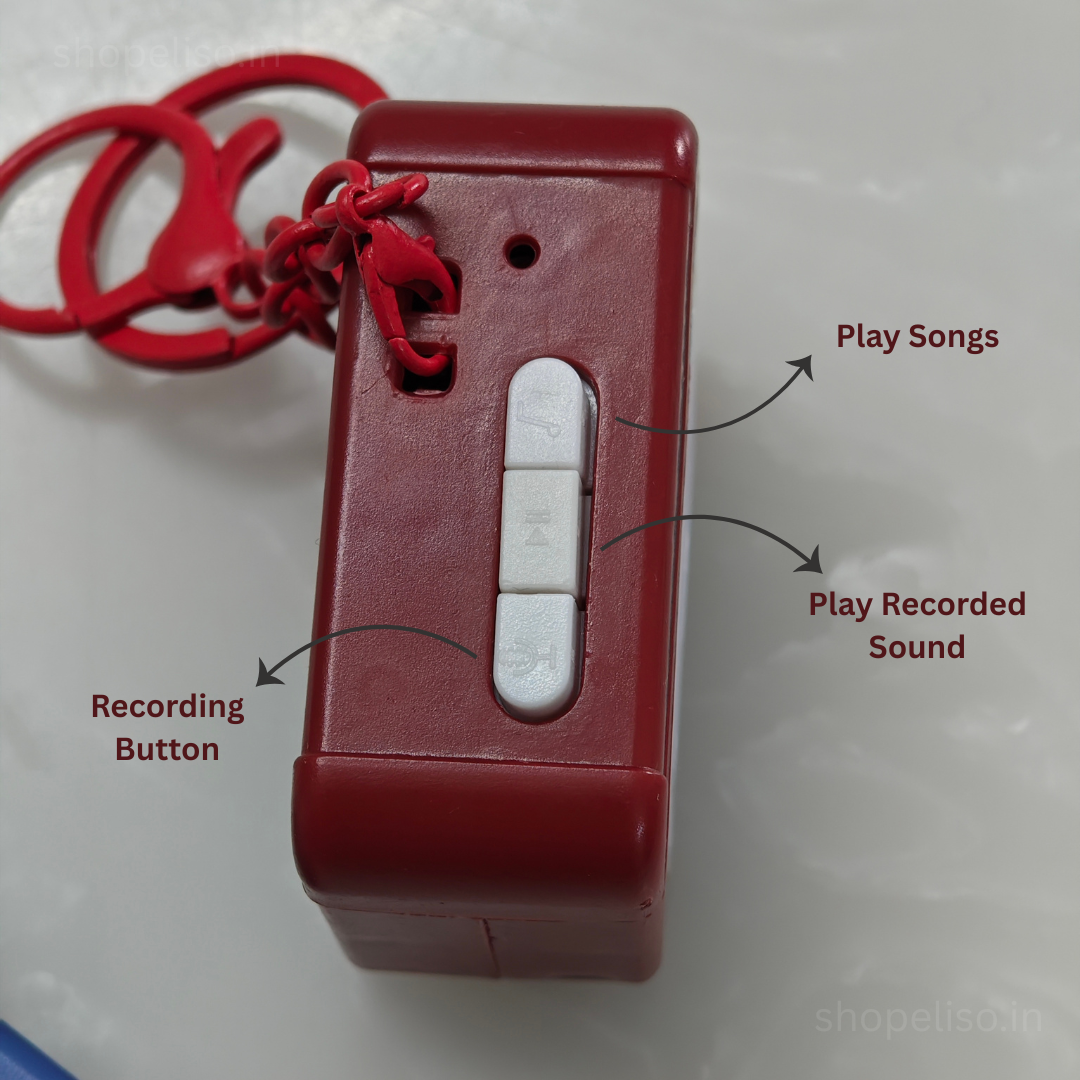 ELISO Mixtape Mini Recorder Keychain