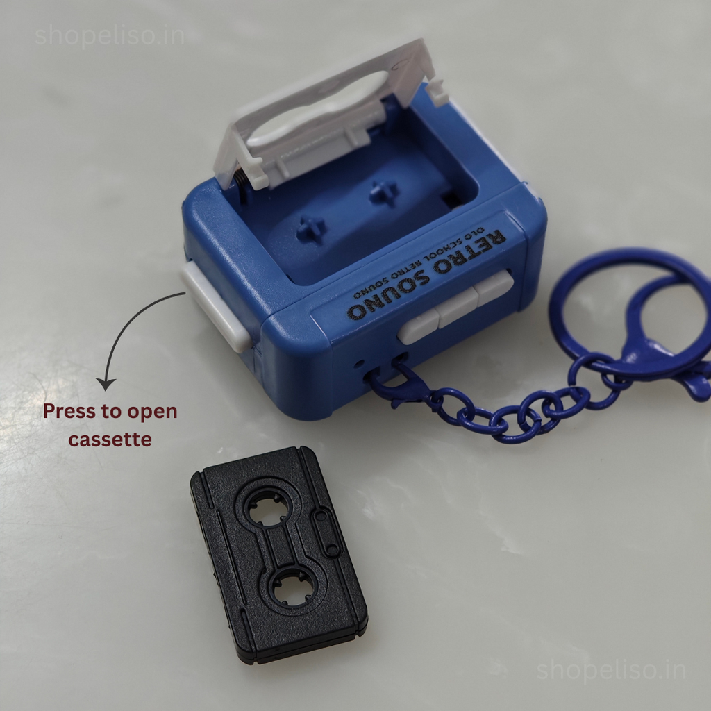 ELISO Mixtape Mini Recorder Keychain