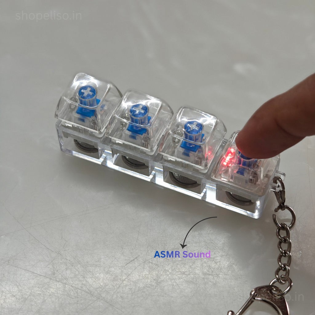 ELISO ClickKey™ – Mechanical Keyboard Fidget Keychain