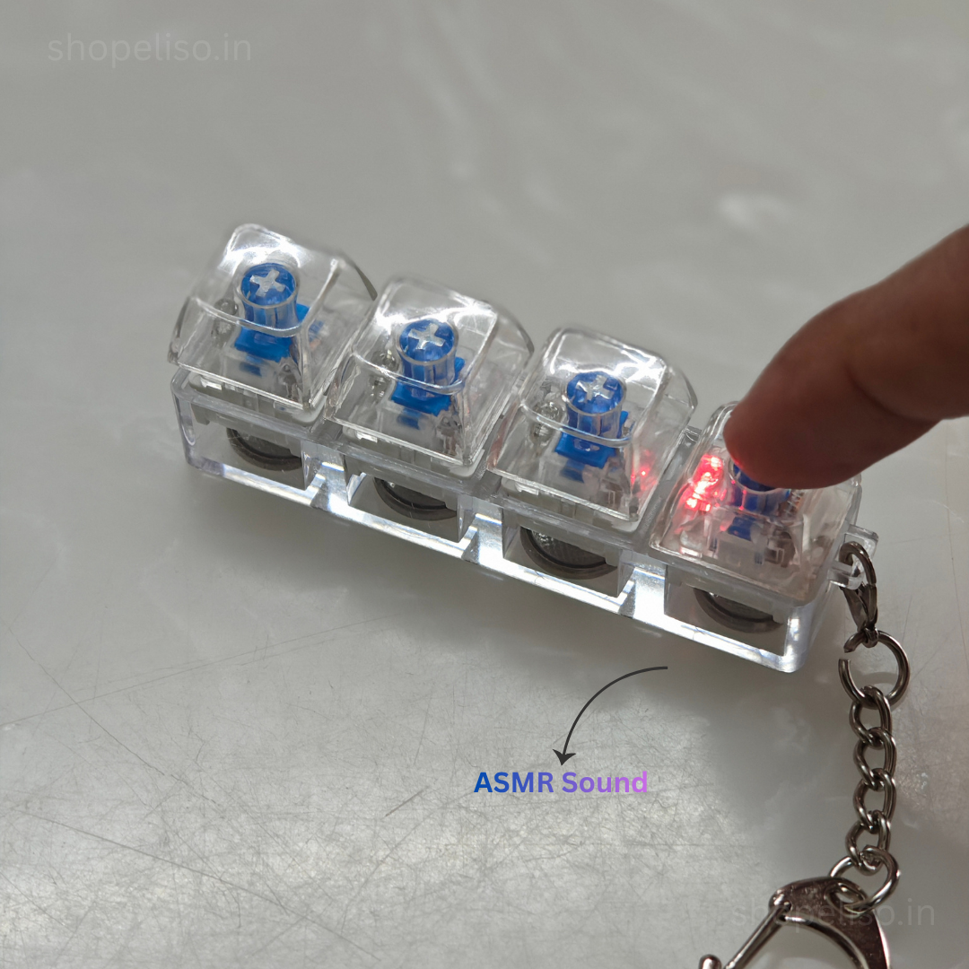 ELISO ClickKey™ – Mechanical Keyboard Fidget Keychain