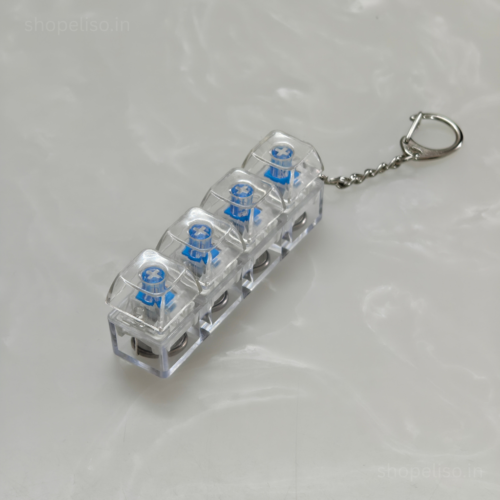 ELISO ClickKey™ – Mechanical Keyboard Fidget Keychain