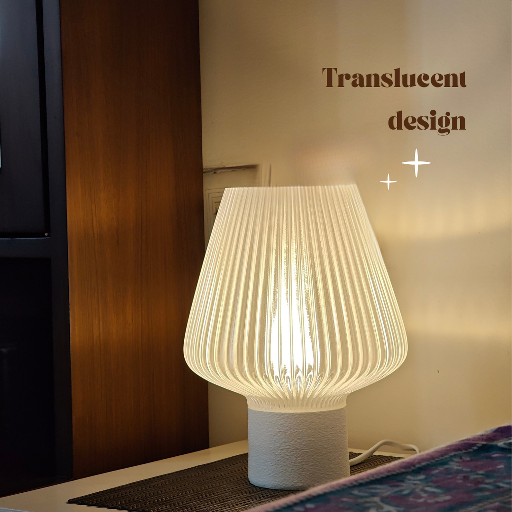 Eliso Candlelight Lamp | Fractal Glass Look