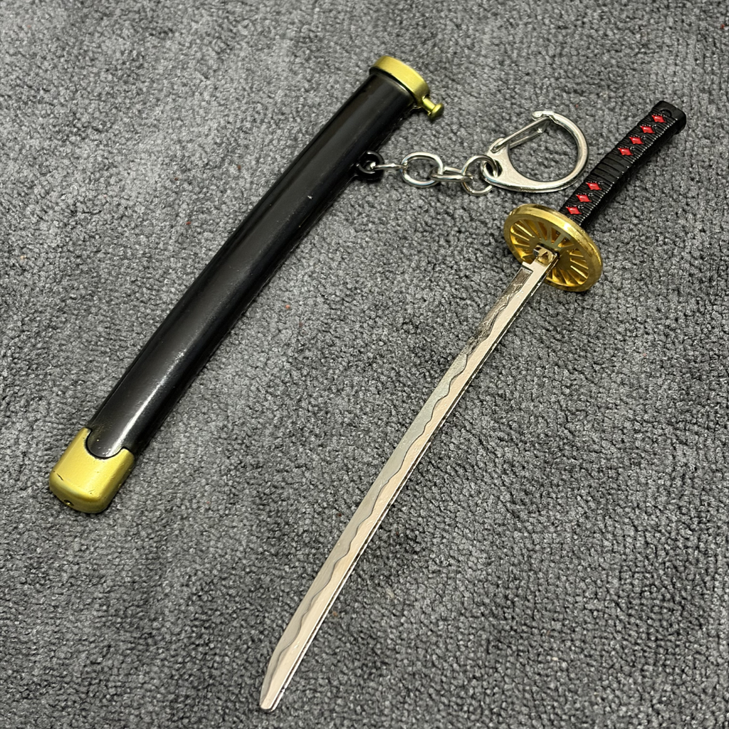 ELISO Mini Katana Metal Keychain