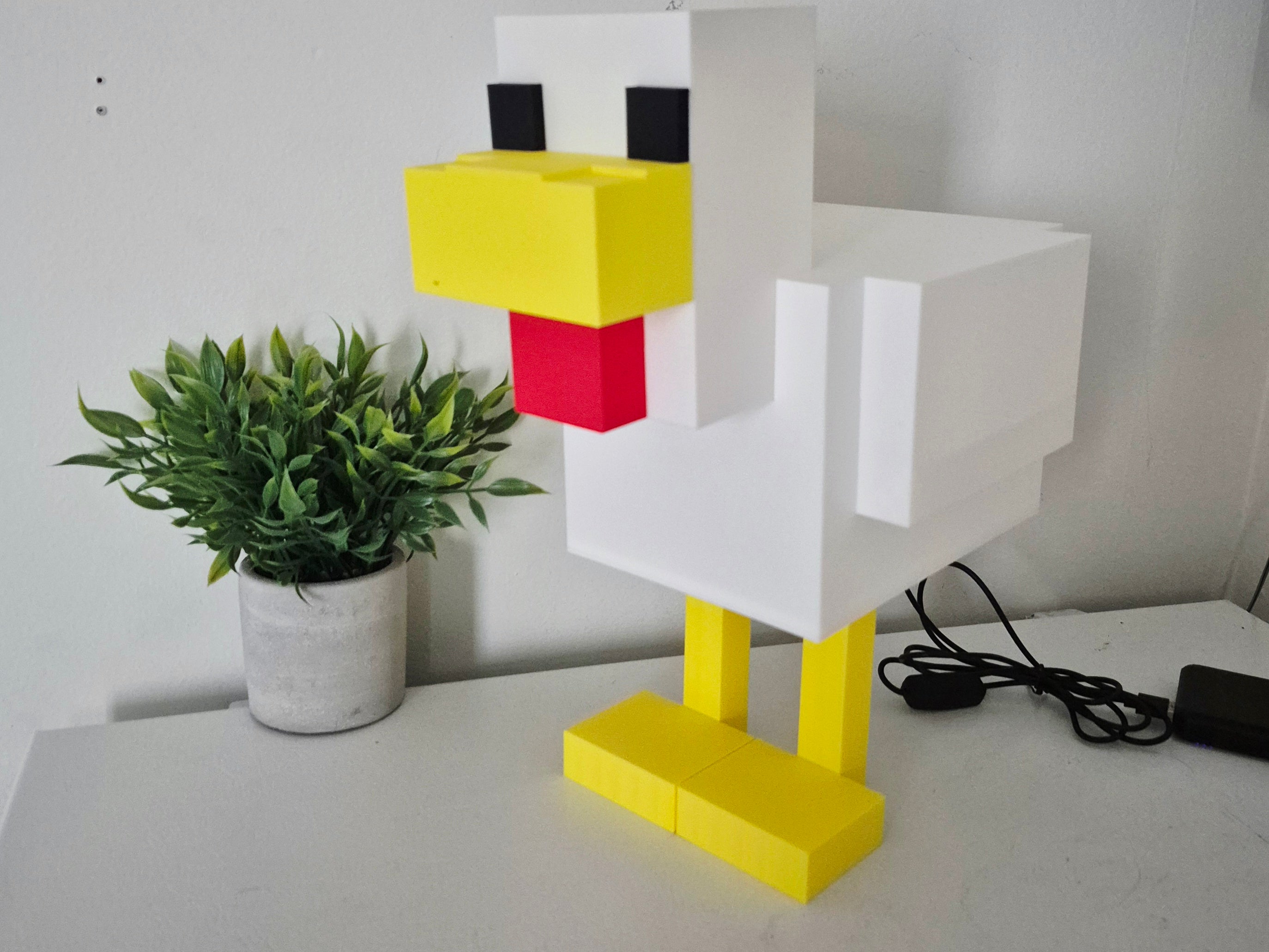 ELISO Pixel Chicken LED Lamp