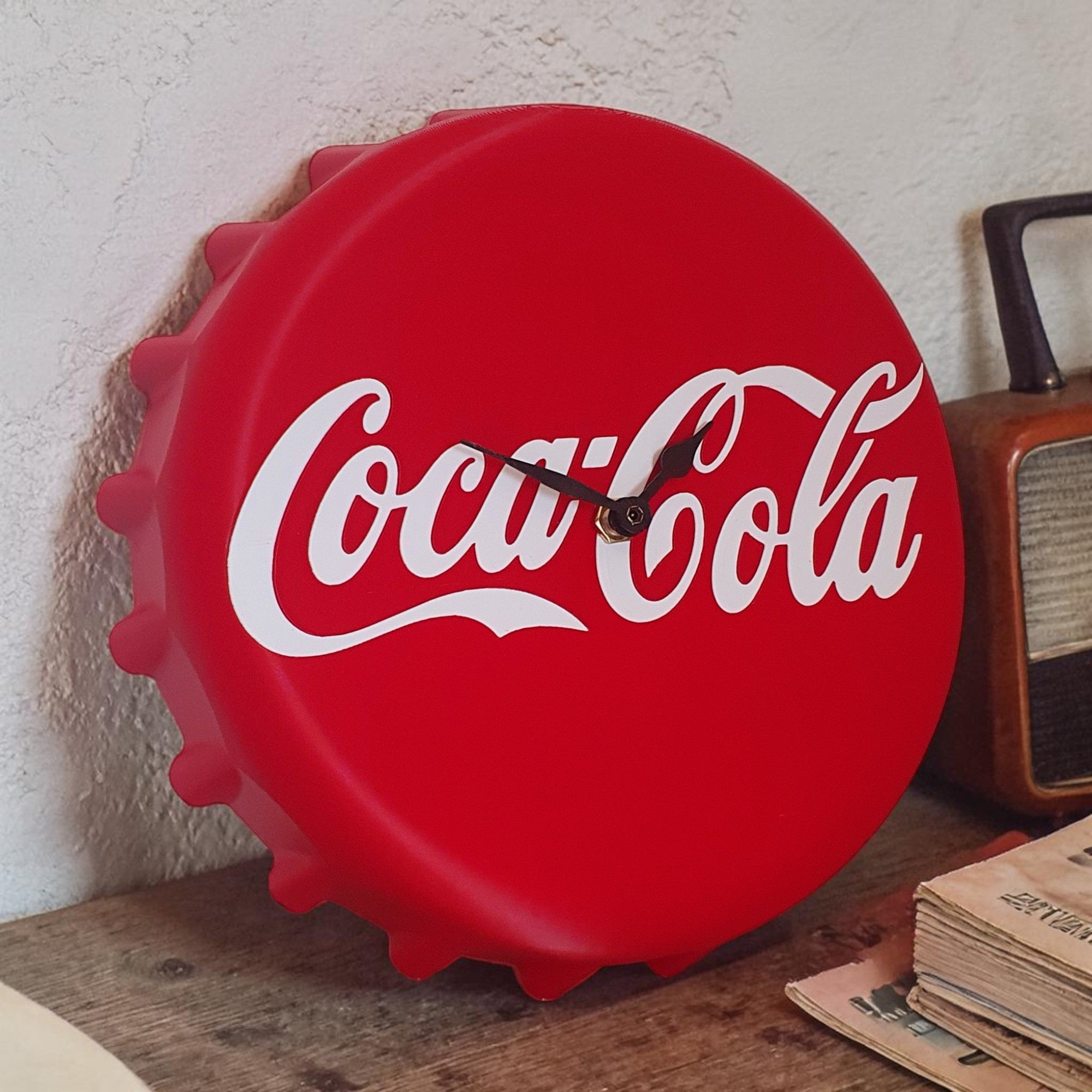 ELISO Retro Bottle Cap Wall Clock