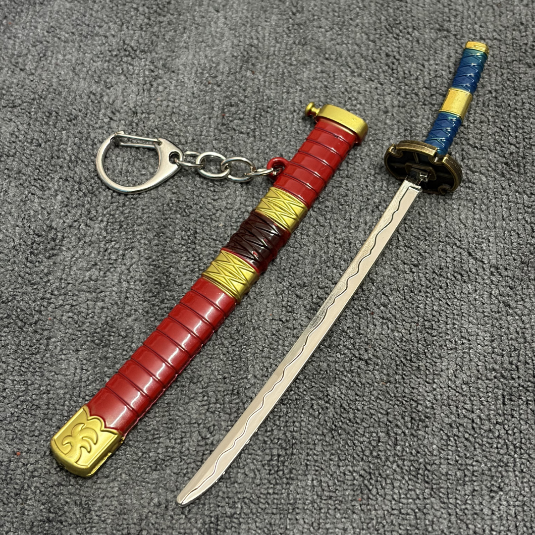 ELISO Mini Katana Metal Keychain
