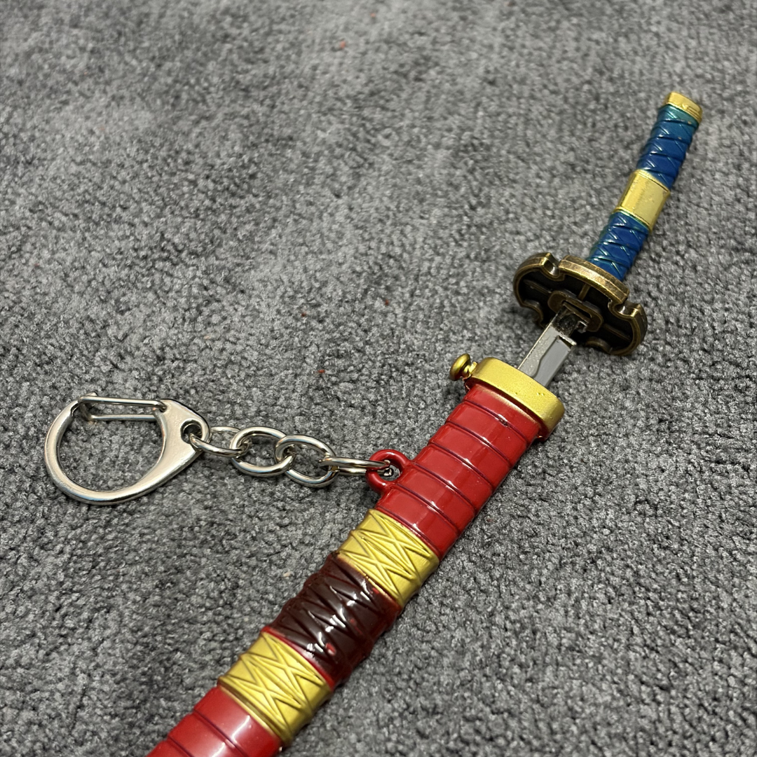 ELISO Mini Katana Metal Keychain