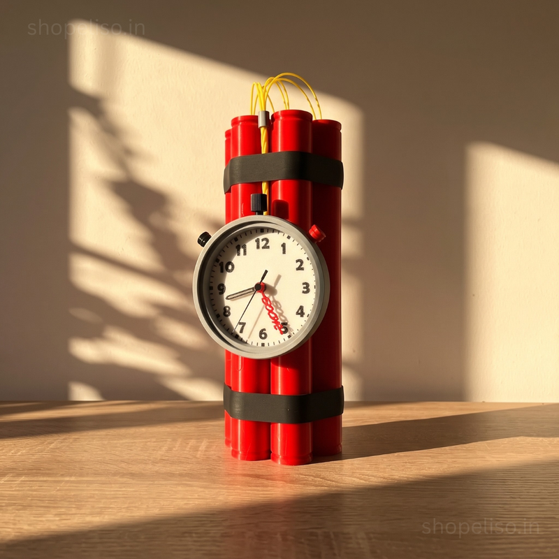 Eliso Dynamite Desk Clock