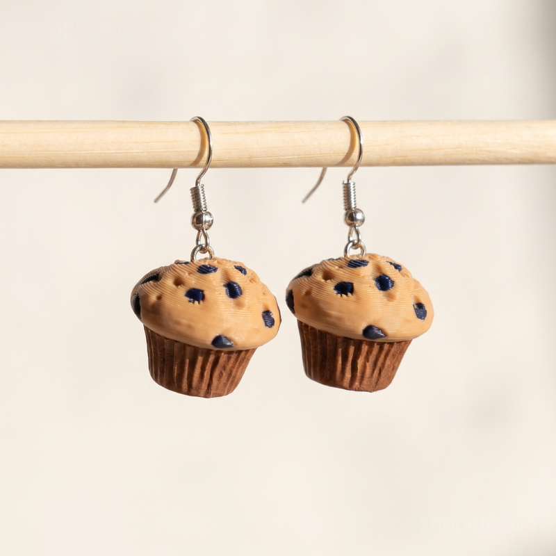 ELISO Blueberry Muffin Earrings
