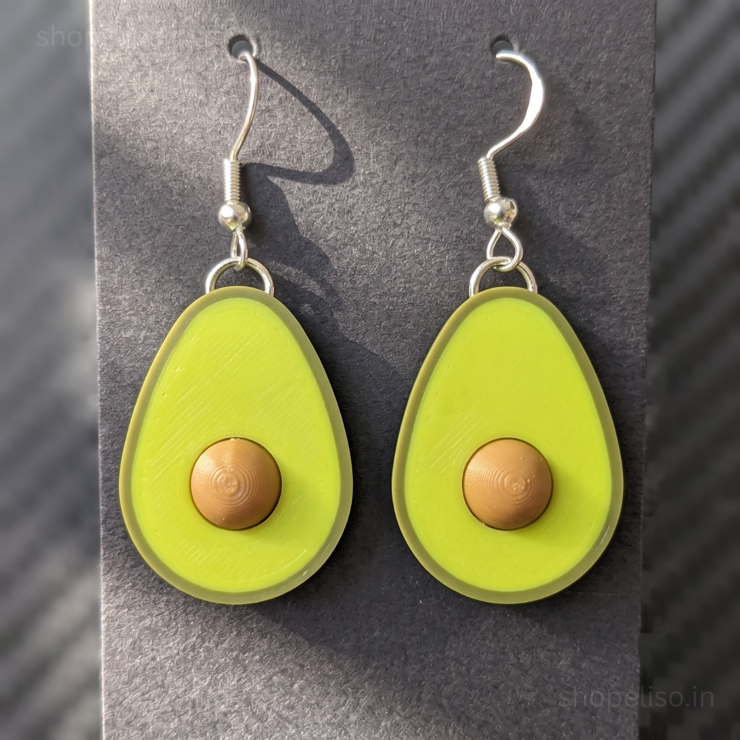 ELISO Avocado Slice Earrings
