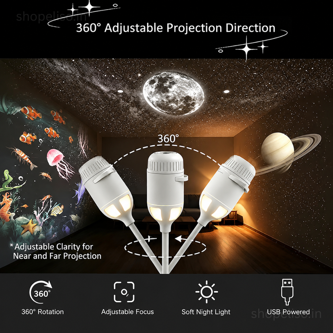 ELISO GALAXY PROJECTION LAMP 🌌