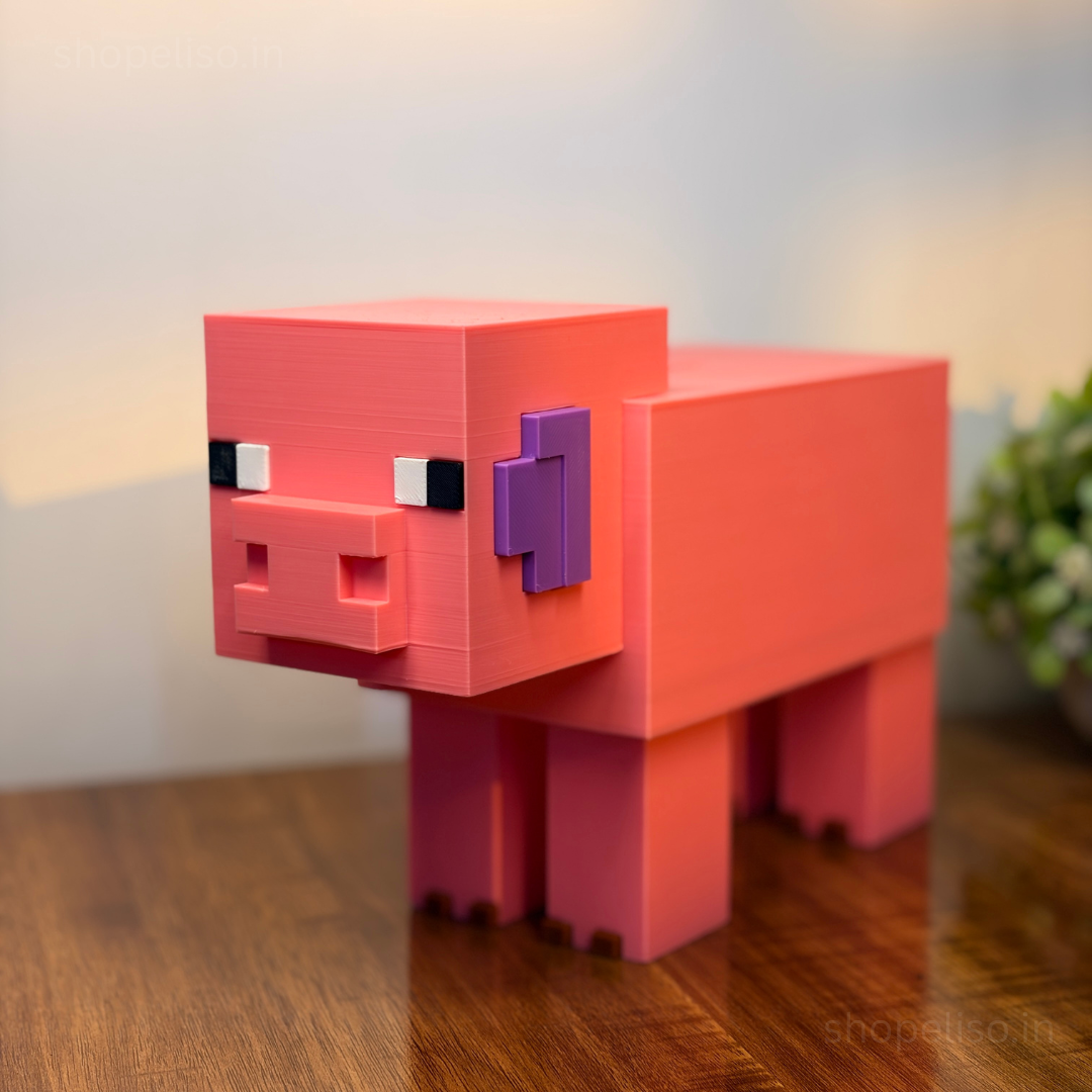 ELISO Pixel Pig Coin Bank