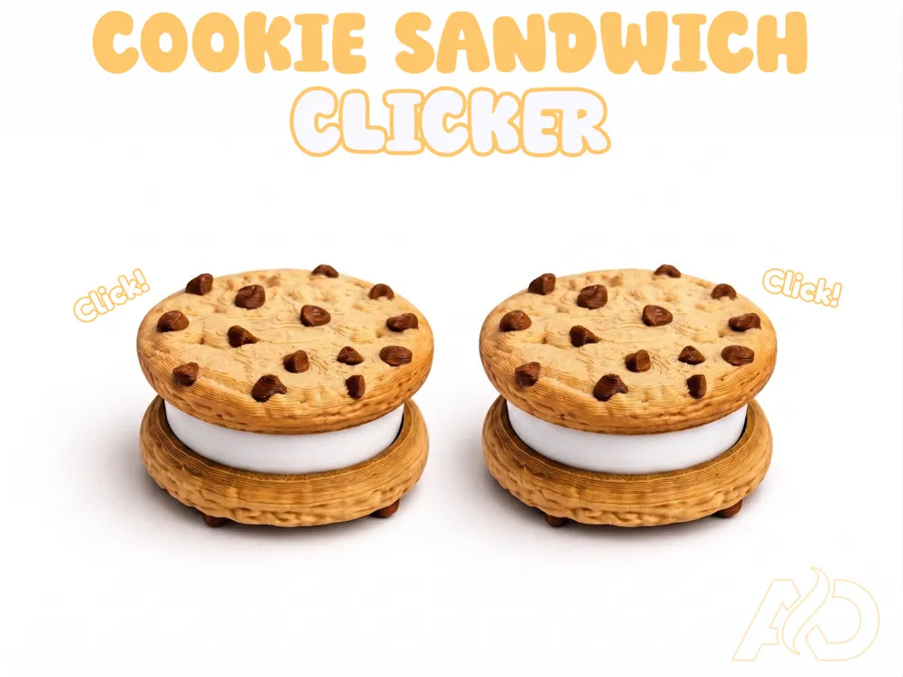 ELISO Cookie Sandwich Clicker Keychain