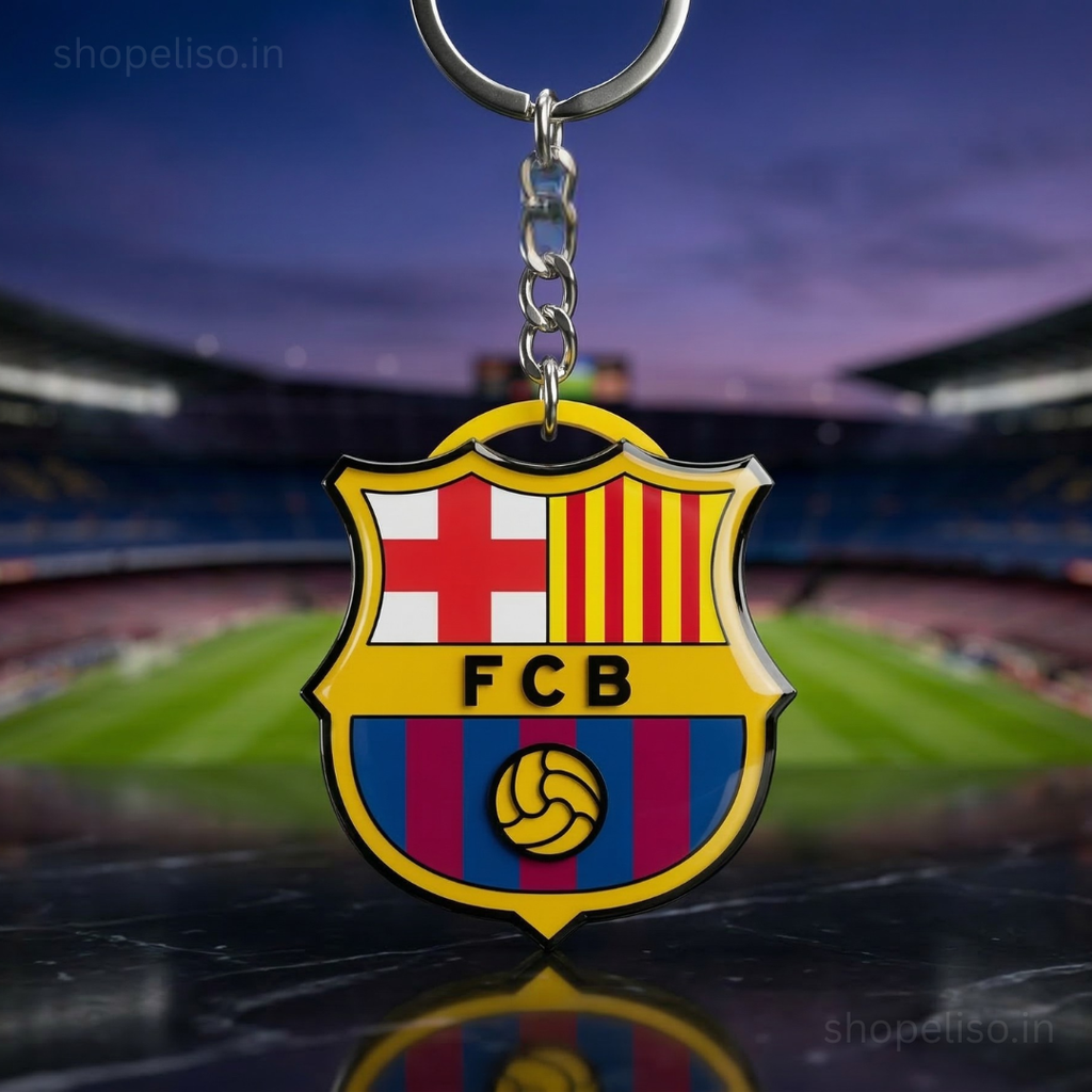 ELISO Football Fan Crest Keyrings