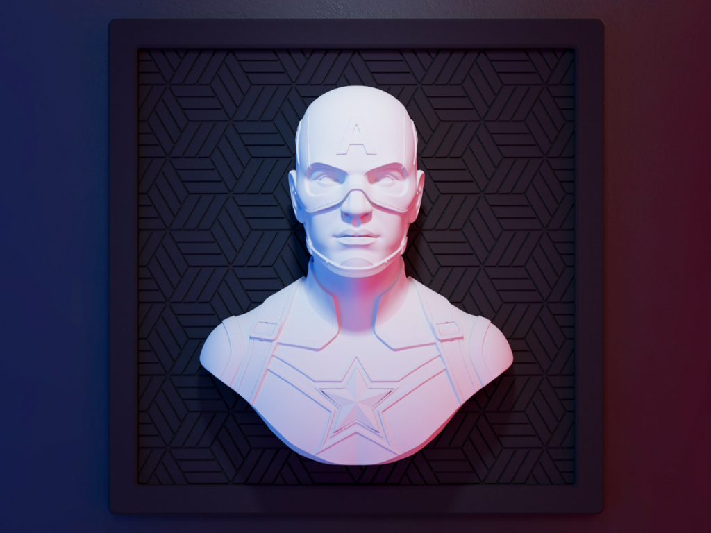ELISO Captain America Modular Wall Art