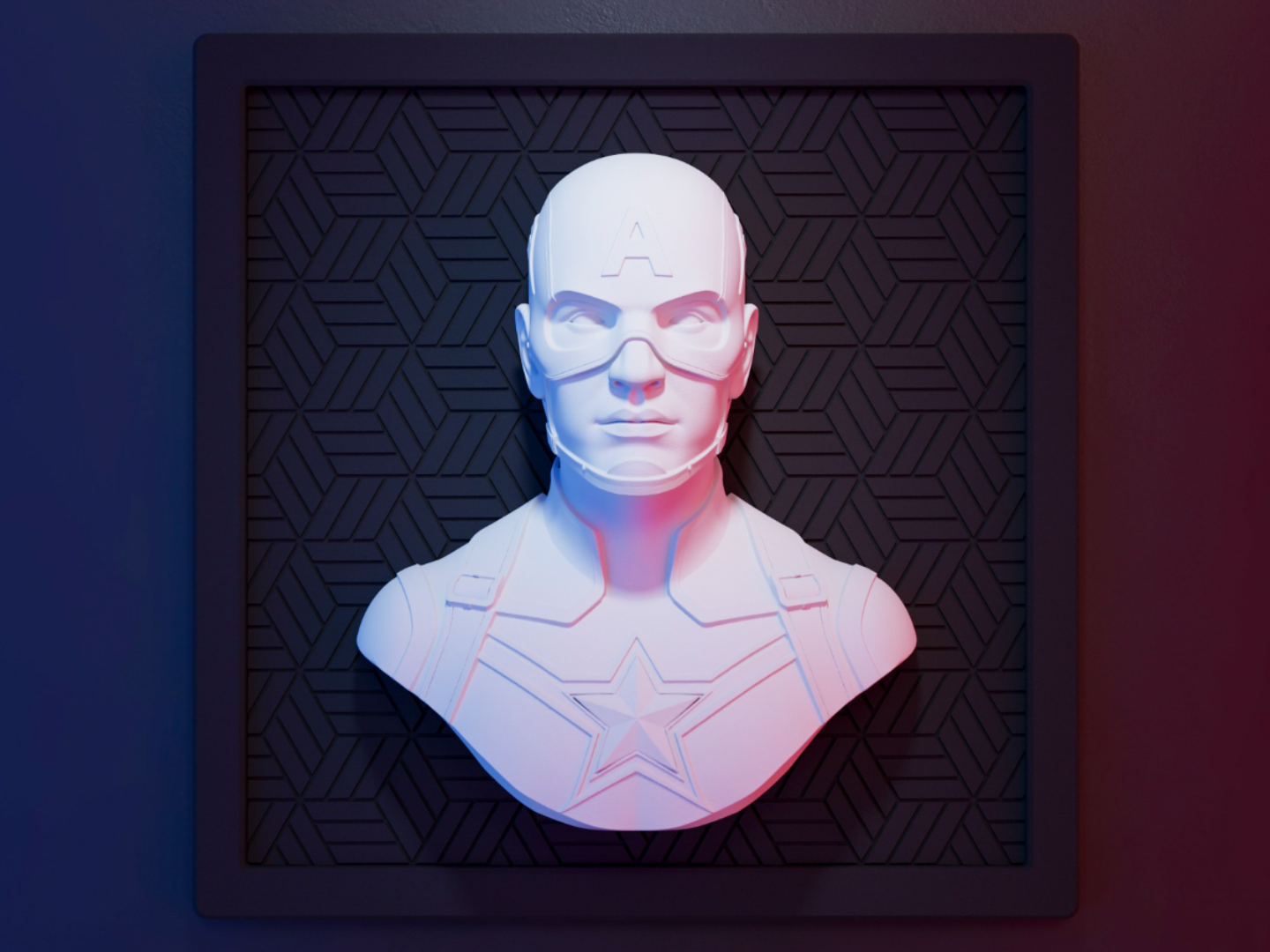 ELISO Captain America Modular Wall Art