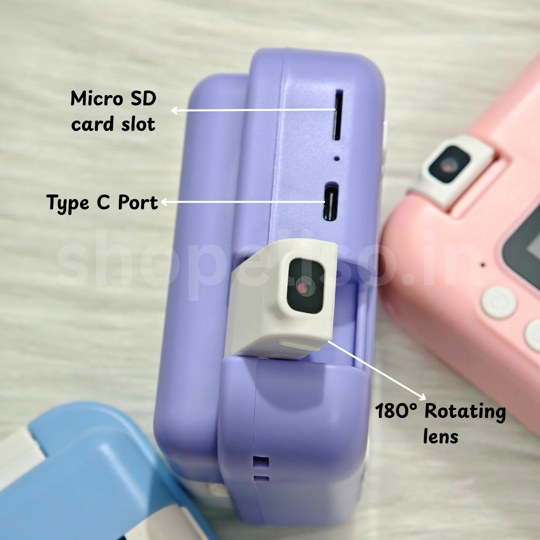 Eliso Instant Print Camera | Front and Back Camera