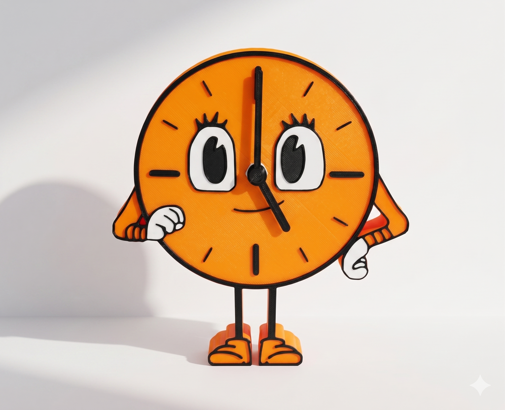 Eliso Retro Animated Wall Clock