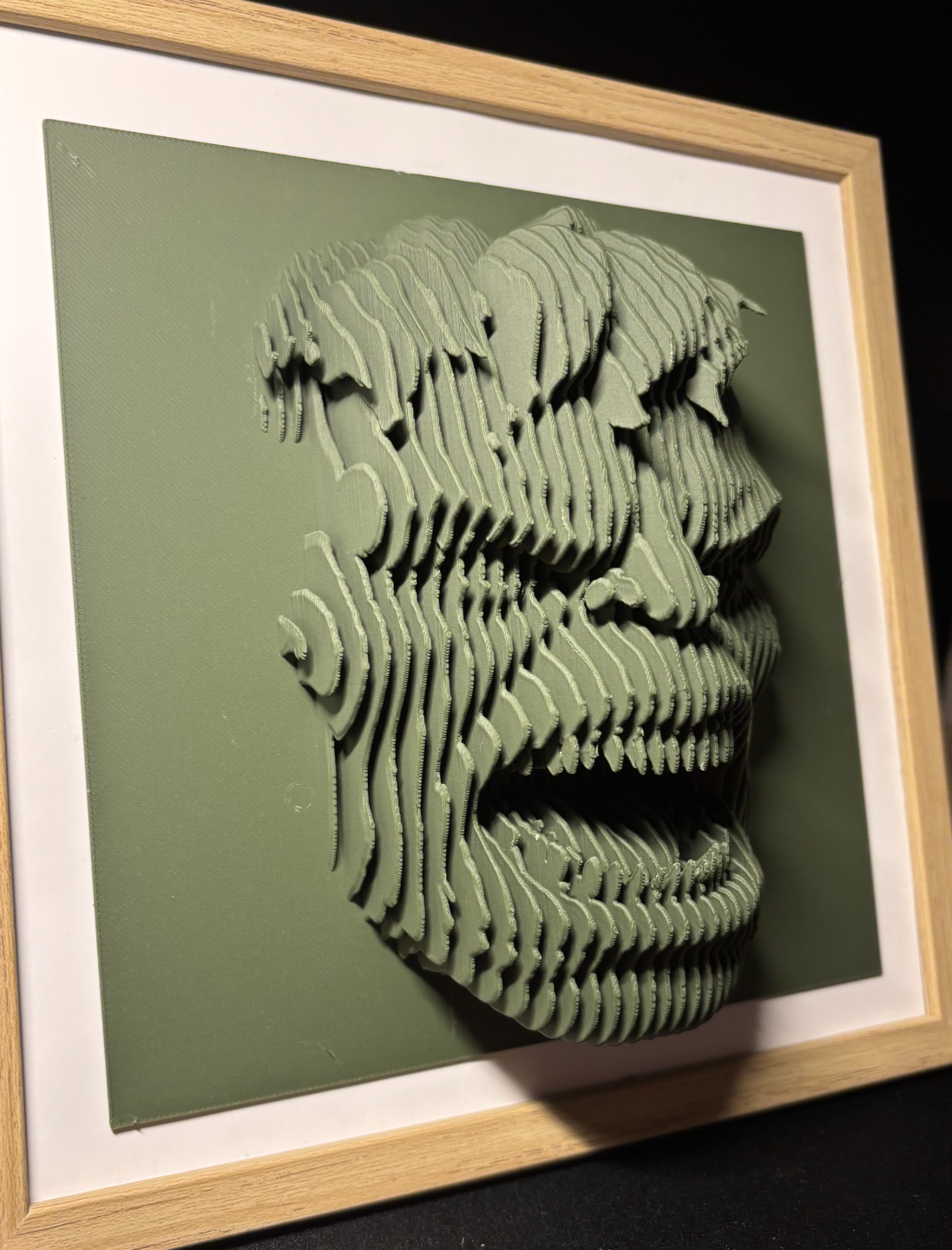 ELISO Gamma Rage Layered Sculpture Wall Art