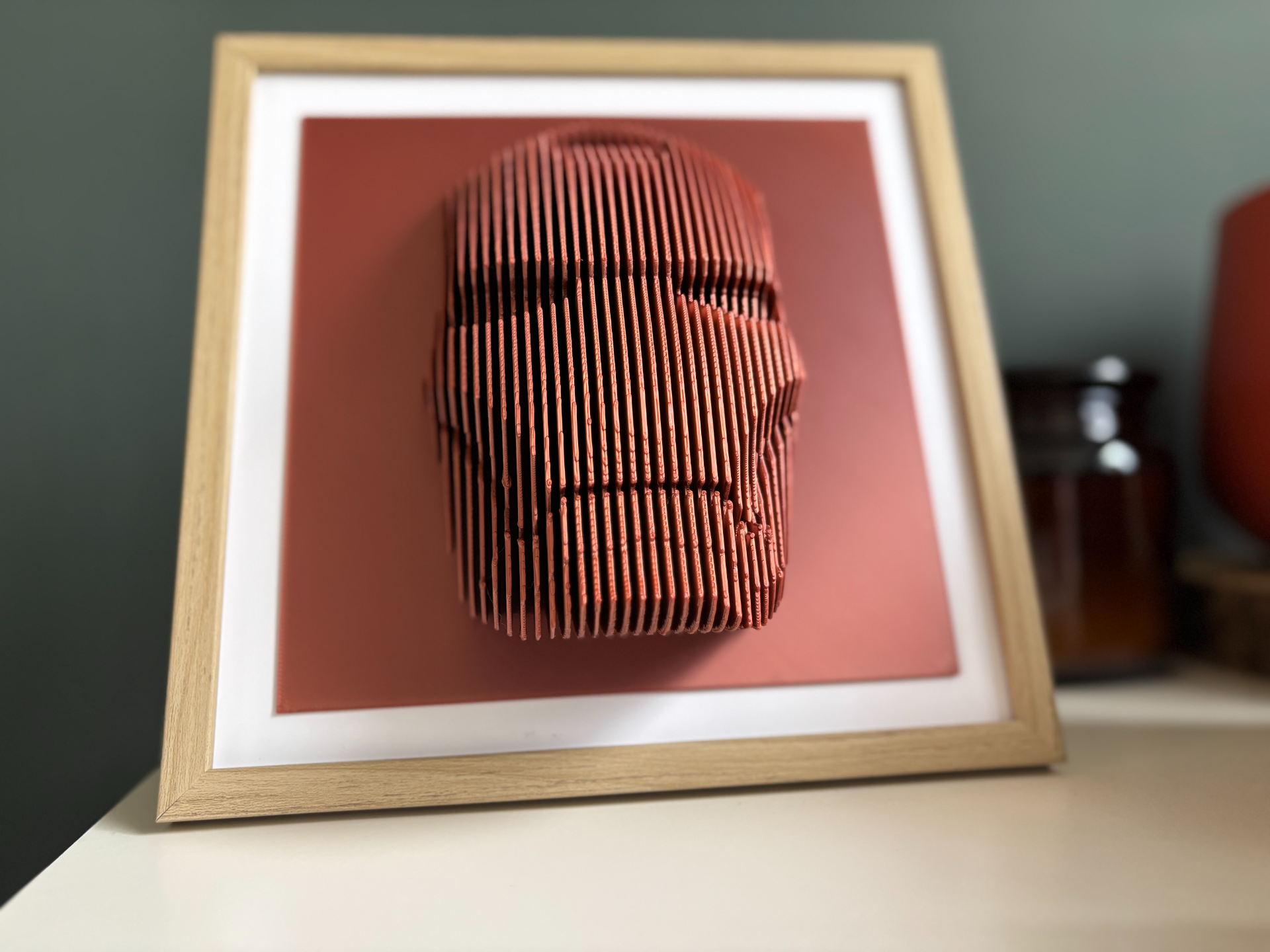 ELISO Arc Reactor Armor Layered Sculpture Wall Art