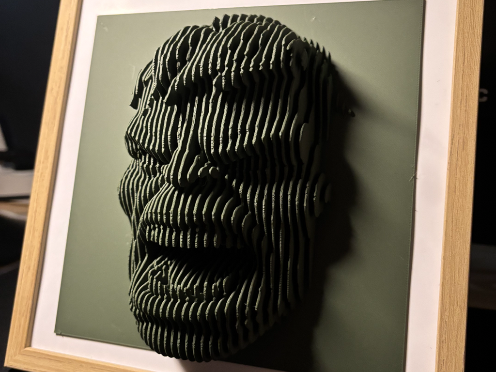 ELISO Gamma Rage Layered Sculpture Wall Art