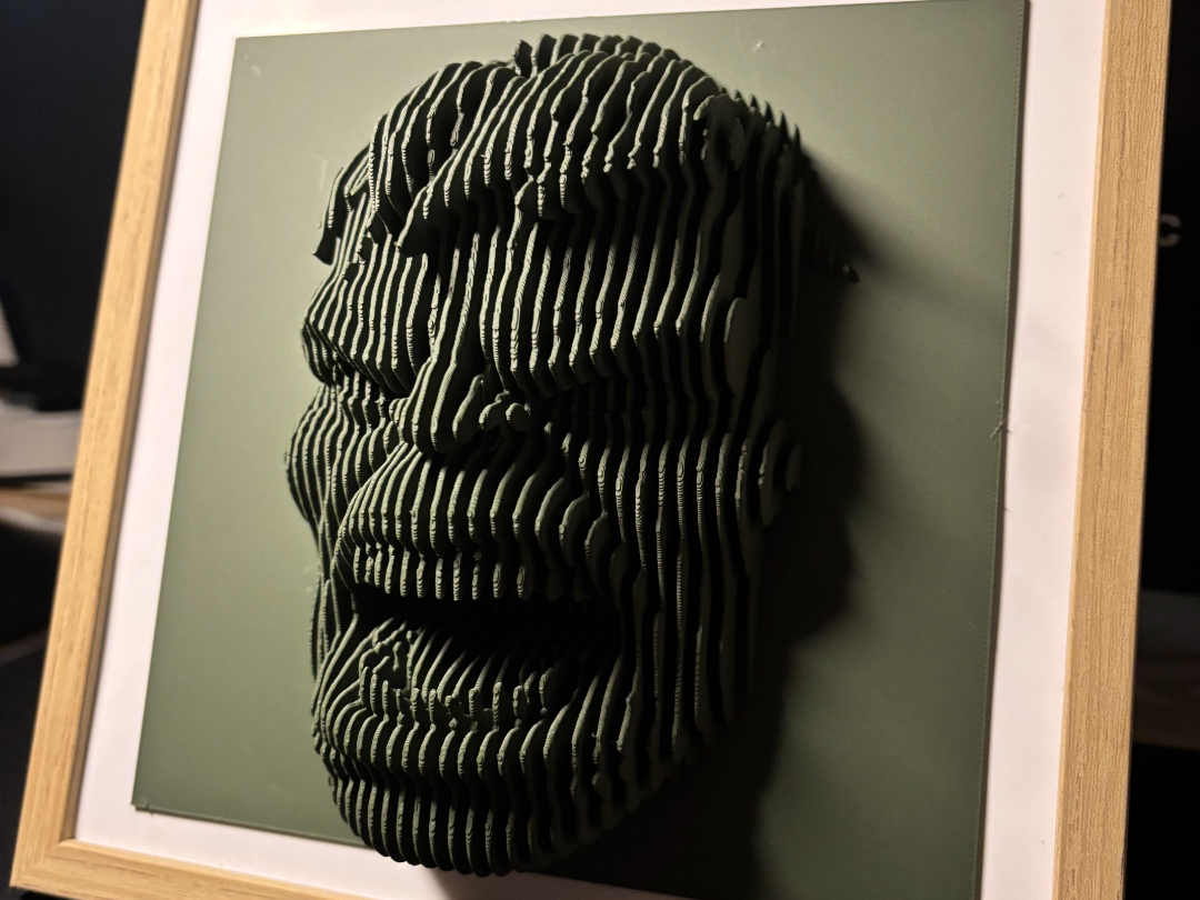 ELISO Gamma Rage Layered Sculpture Wall Art