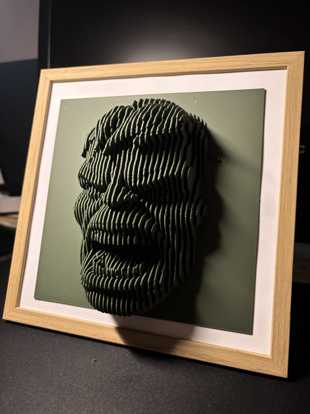 ELISO Gamma Rage Layered Sculpture Wall Art