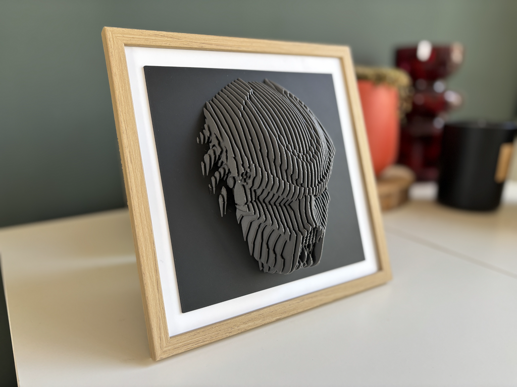 ELISO Galactic Hunter Layered Sculpture Wall Art