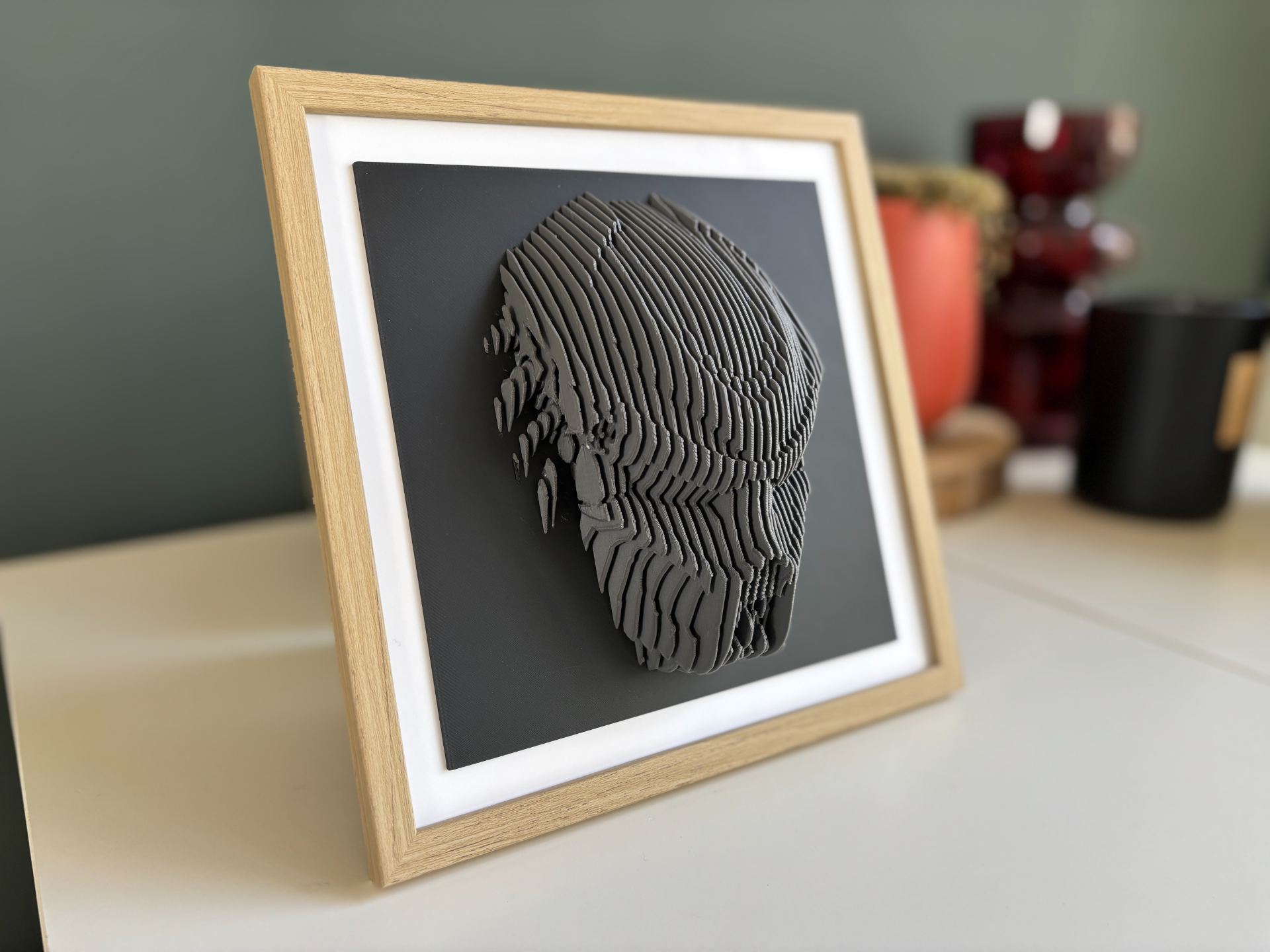 ELISO Galactic Hunter Layered Sculpture Wall Art