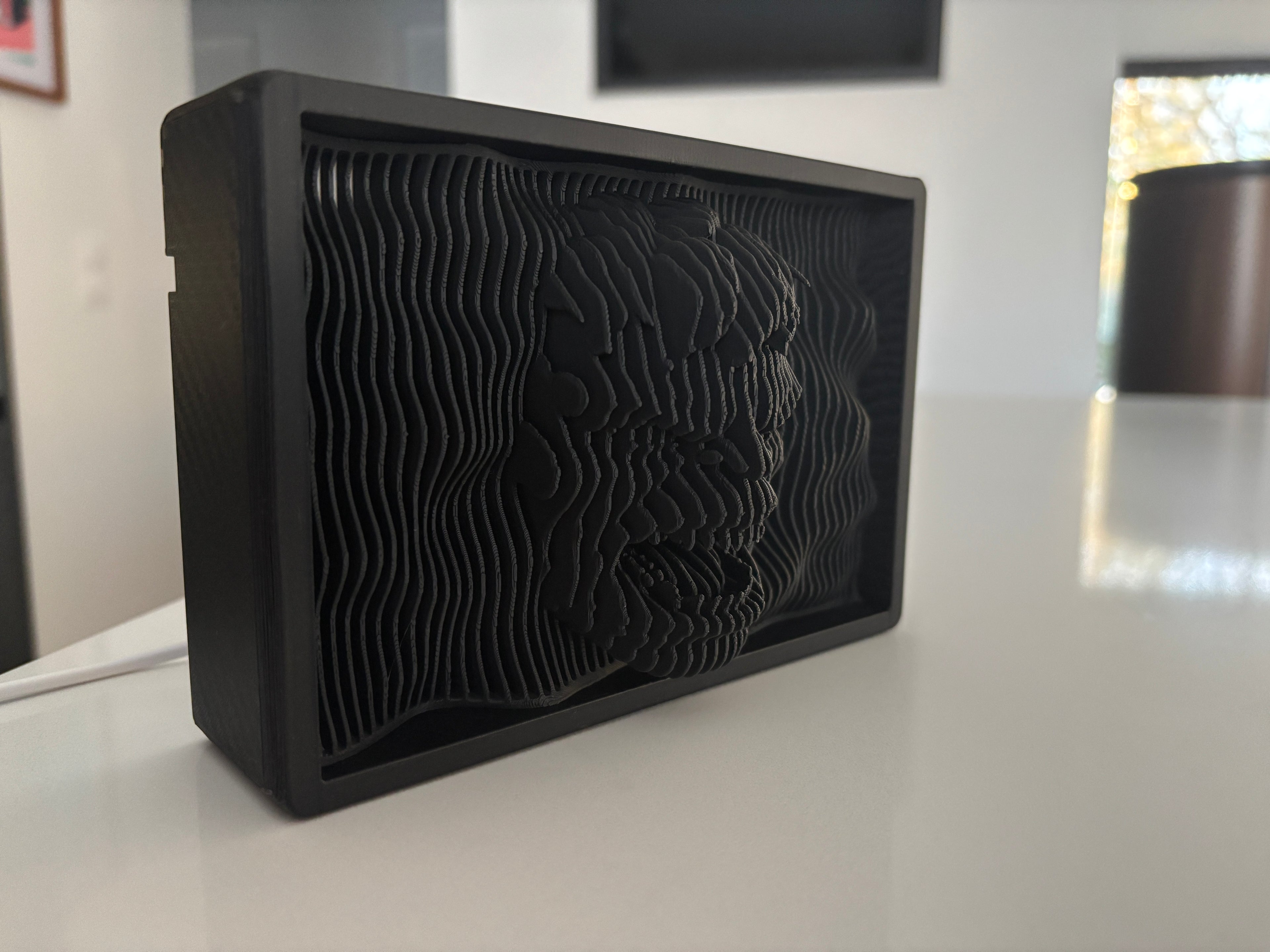 Gamma Titan Layered LithoSculpture | Lightbox
