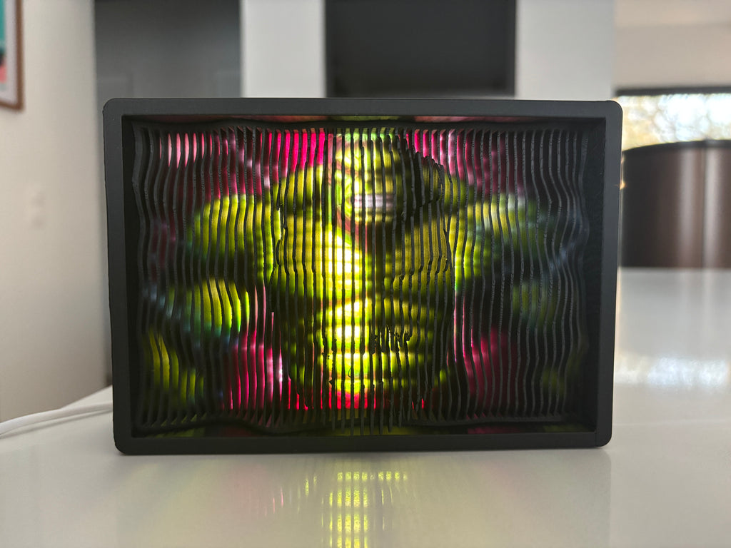 Gamma Titan Layered LithoSculpture | Lightbox