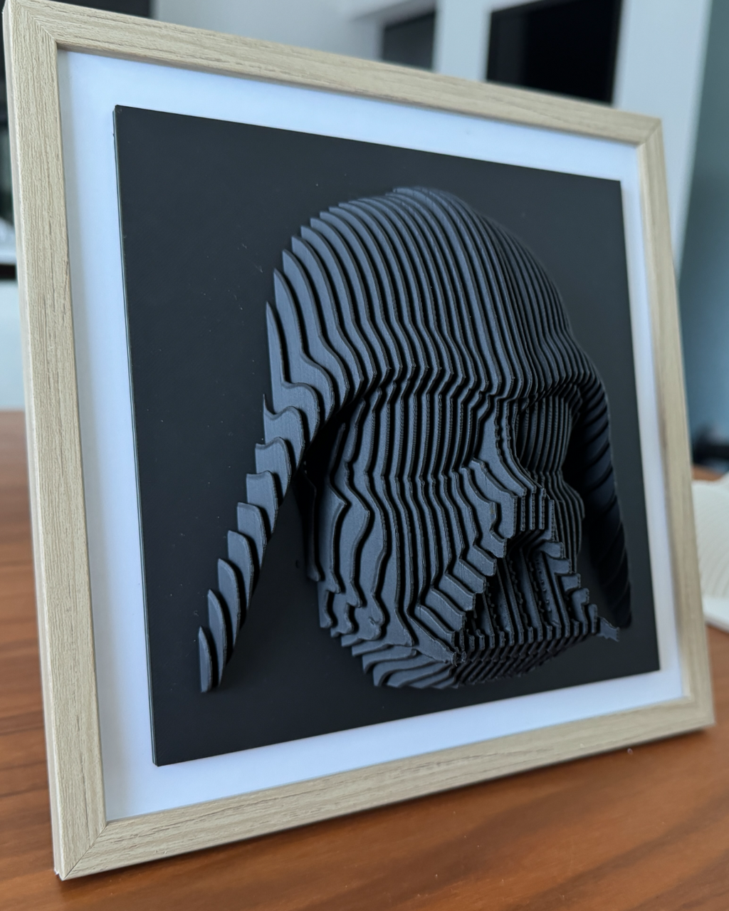 ELISO Dark Lord Layered Sculpture Wall Art