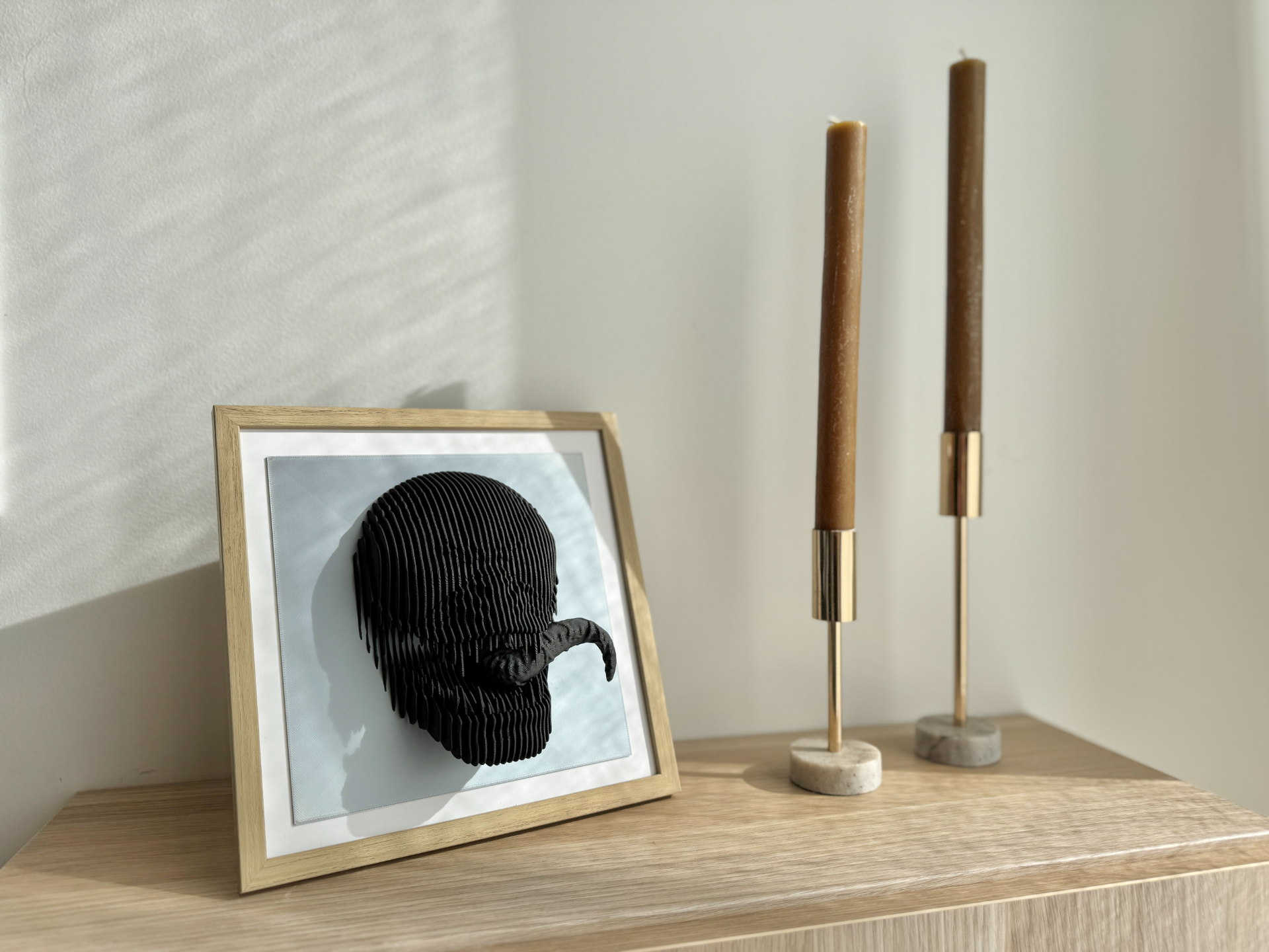 ELISO Symbiote Shadow Layered Sculpture Wall Art