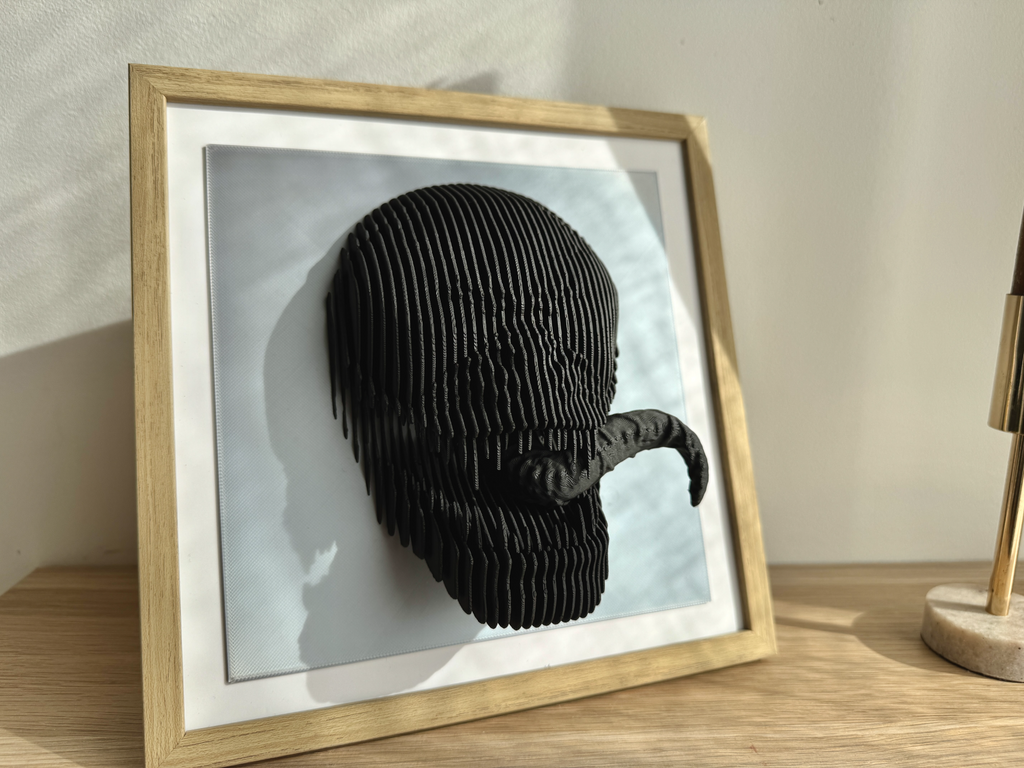 ELISO Symbiote Shadow Layered Sculpture Wall Art