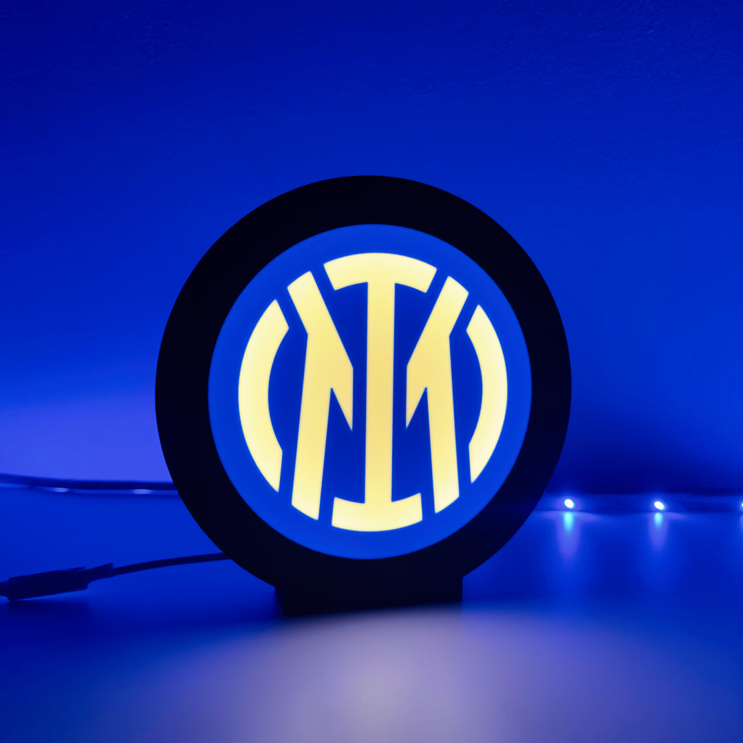Milan Blue Stripes Light Box