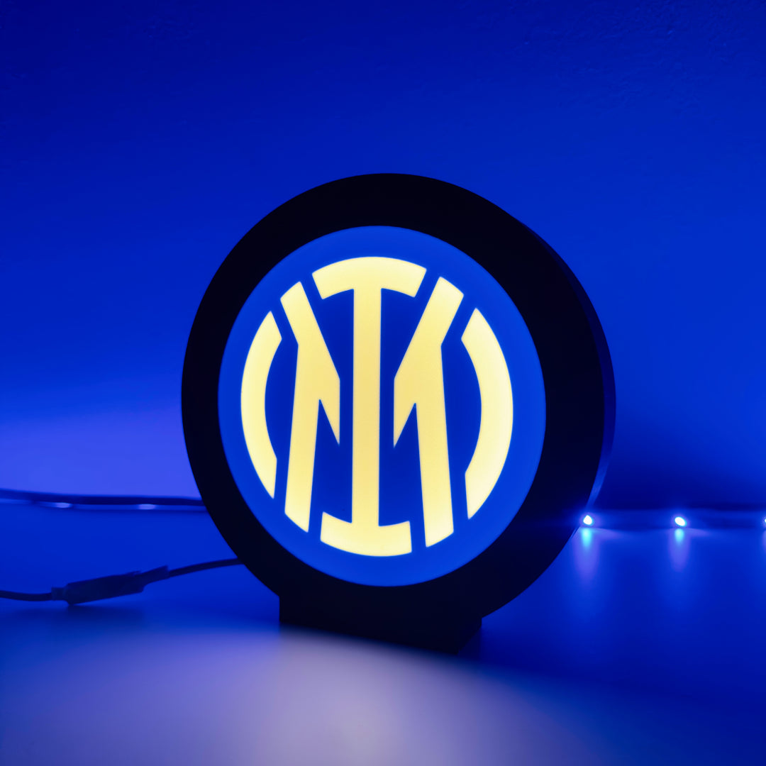 Milan Blue Stripes Light Box