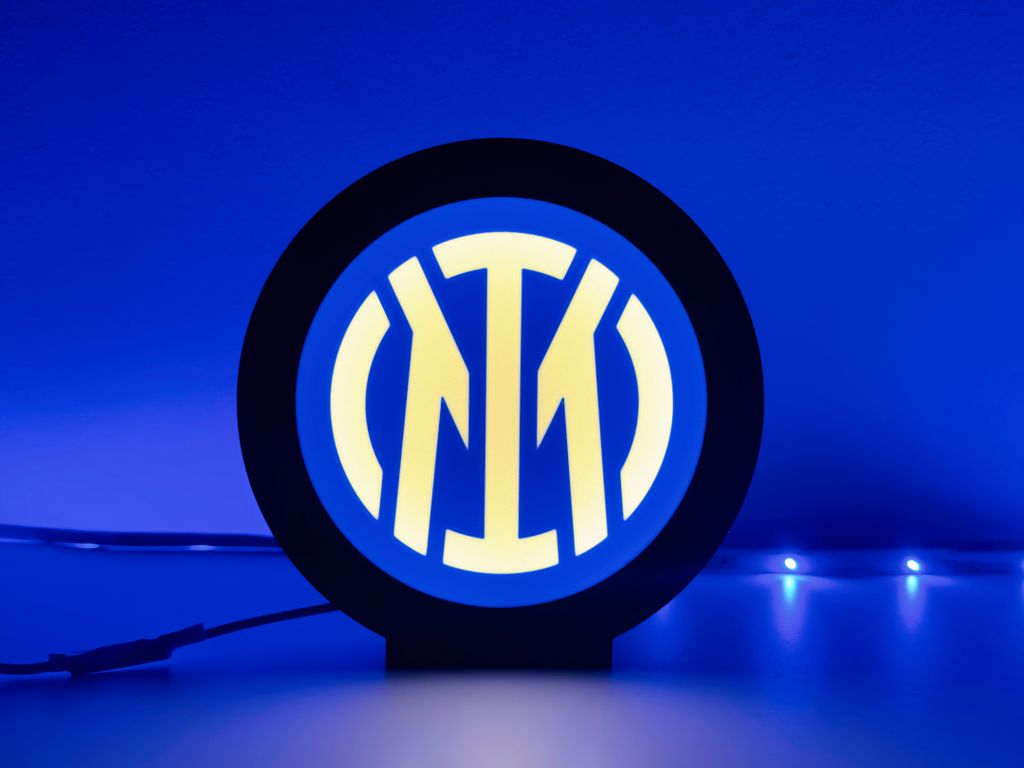 Milan Blue Stripes Light Box