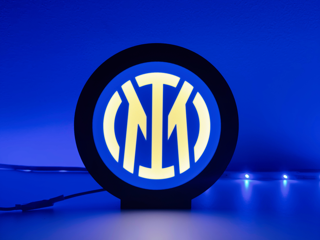 Milan Blue Stripes Light Box