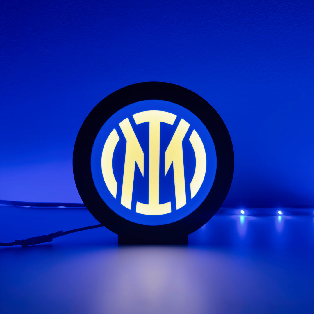 Milan Blue Stripes Light Box
