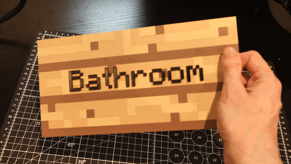 ELISO Pixel Custom Name Plate Display