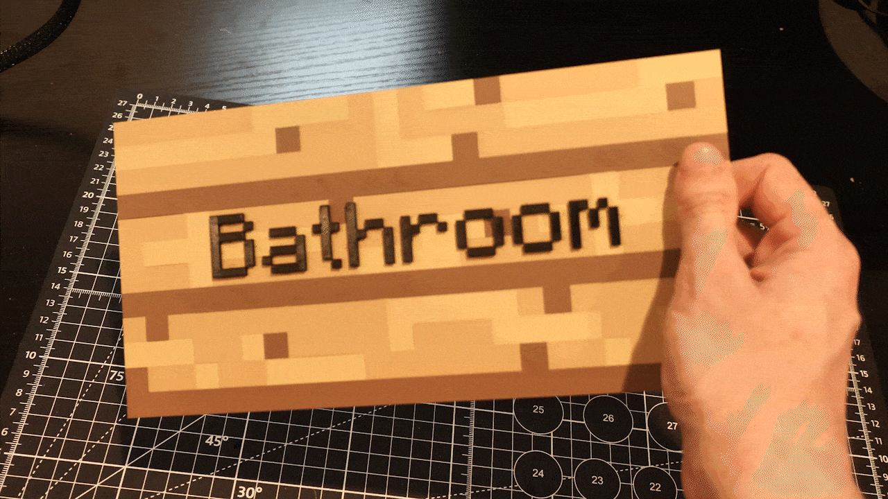 ELISO Pixel Custom Name Plate Display