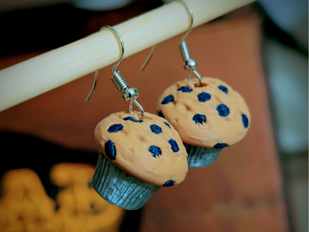 ELISO Blueberry Muffin Earrings
